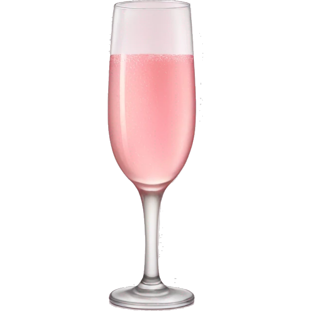 Pink champagne  emoji