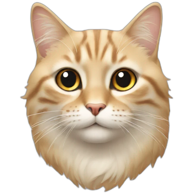 chat sur un chat emoji