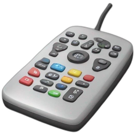 tv remote emoji