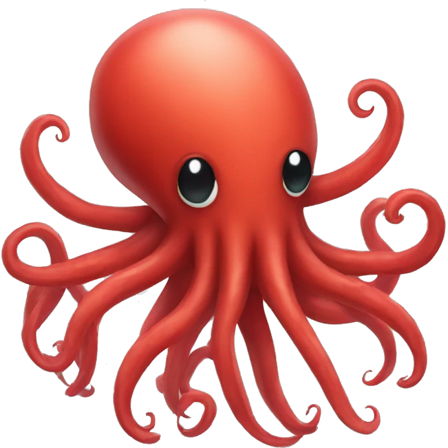 tentacules rouges emoji