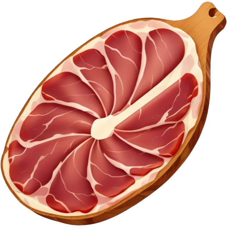 Un jamón serrano  emoji