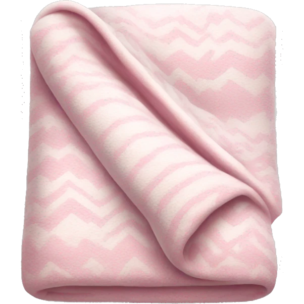 cozy white pink blanket emoji