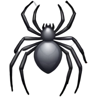 light grey spider web emoji