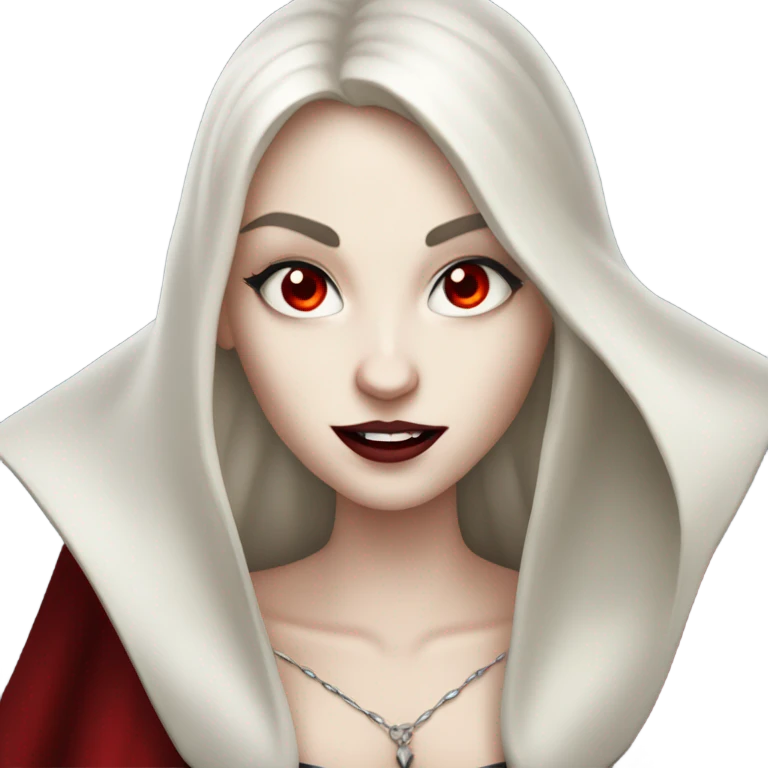 a vampire emoji