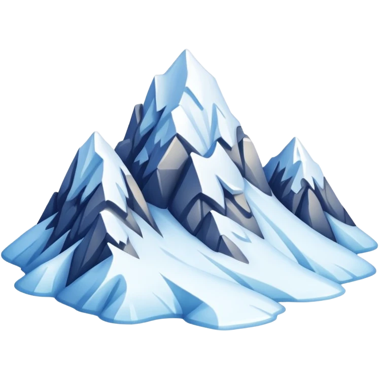 big snow mountain emoji