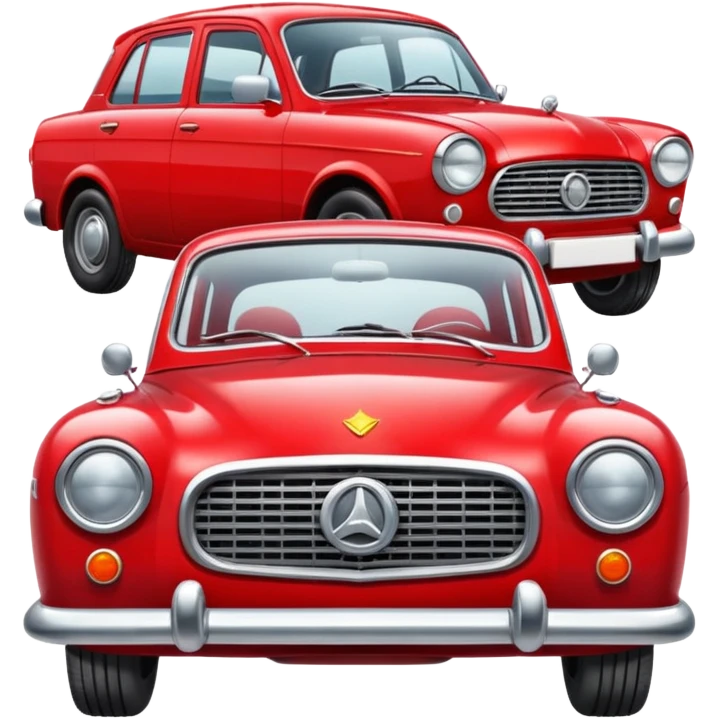 soviet car, metal, shine emoji
