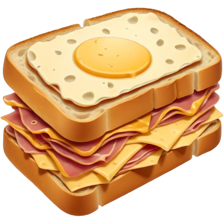 Bocadillo de jamon serrano y queso  emoji