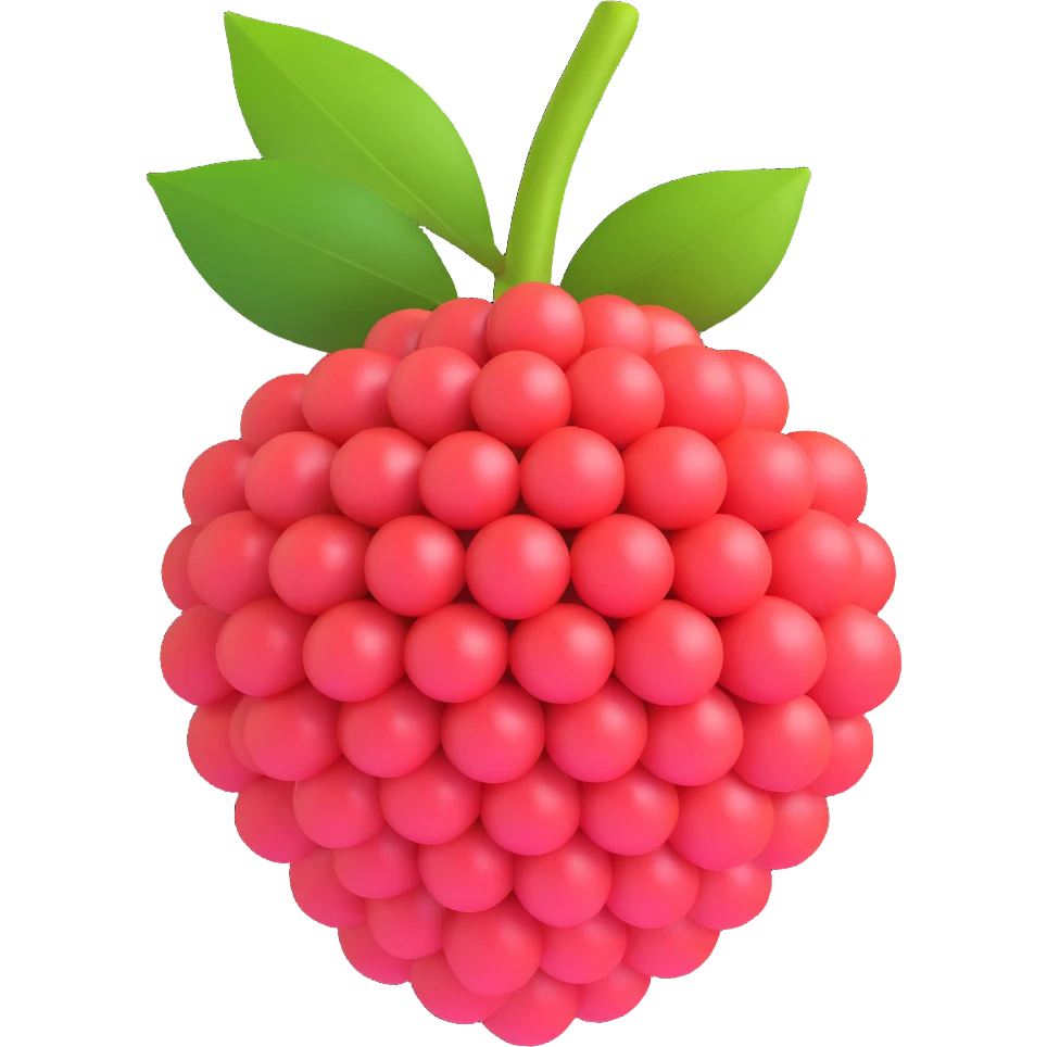 3D iOS style litchi fruit, realistic texture, vibrant red skin, white flesh, single seed, soft lighting emoji