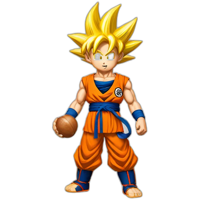 goku holding nuts emoji
