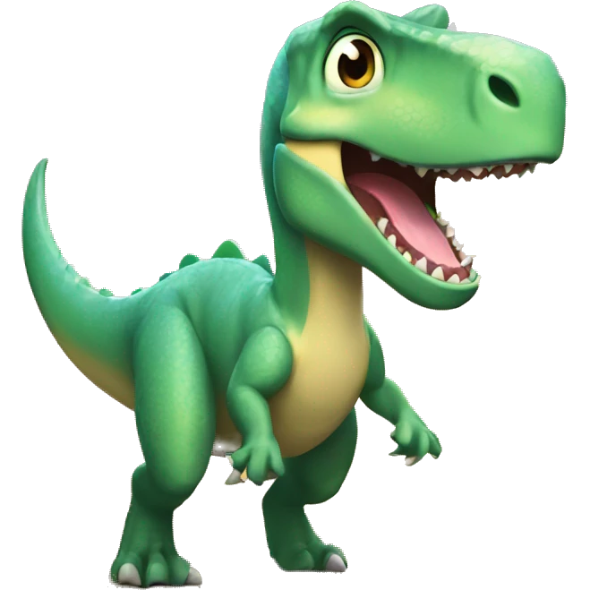 dinosaurio feliz emoji