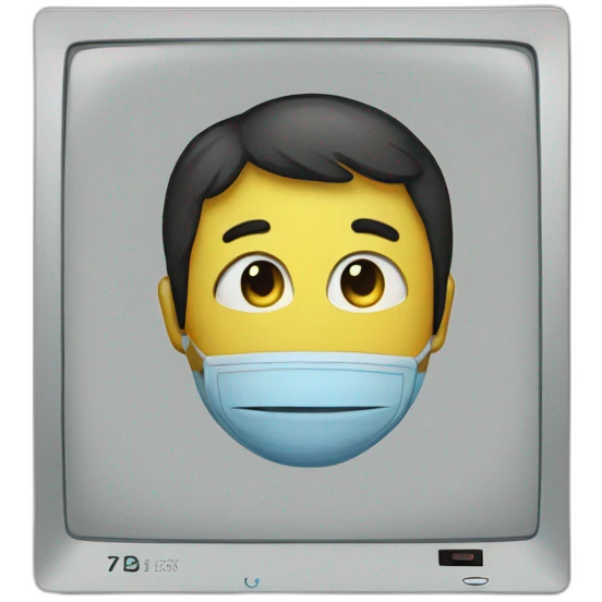 video player as painting on canvas emoji