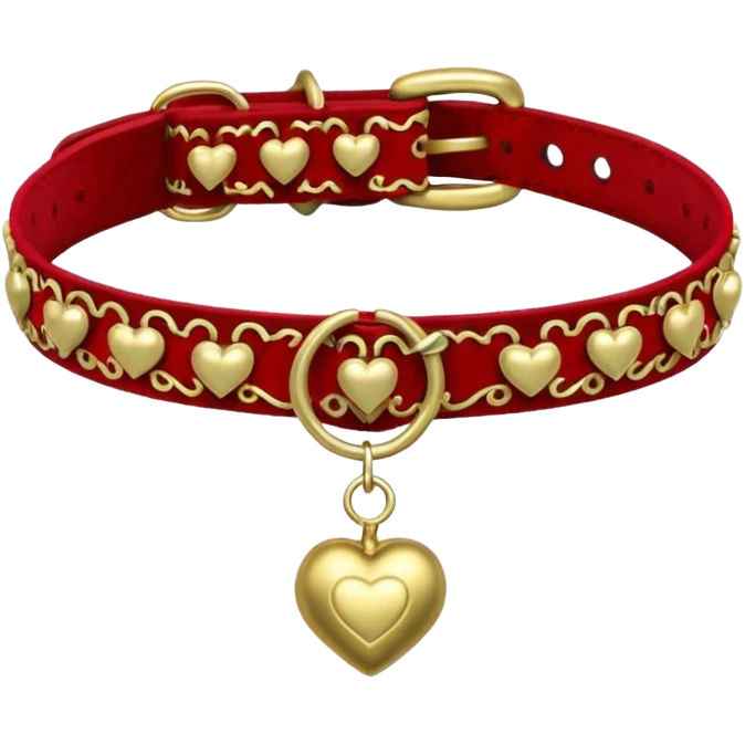 Heart Cat Collar emoji