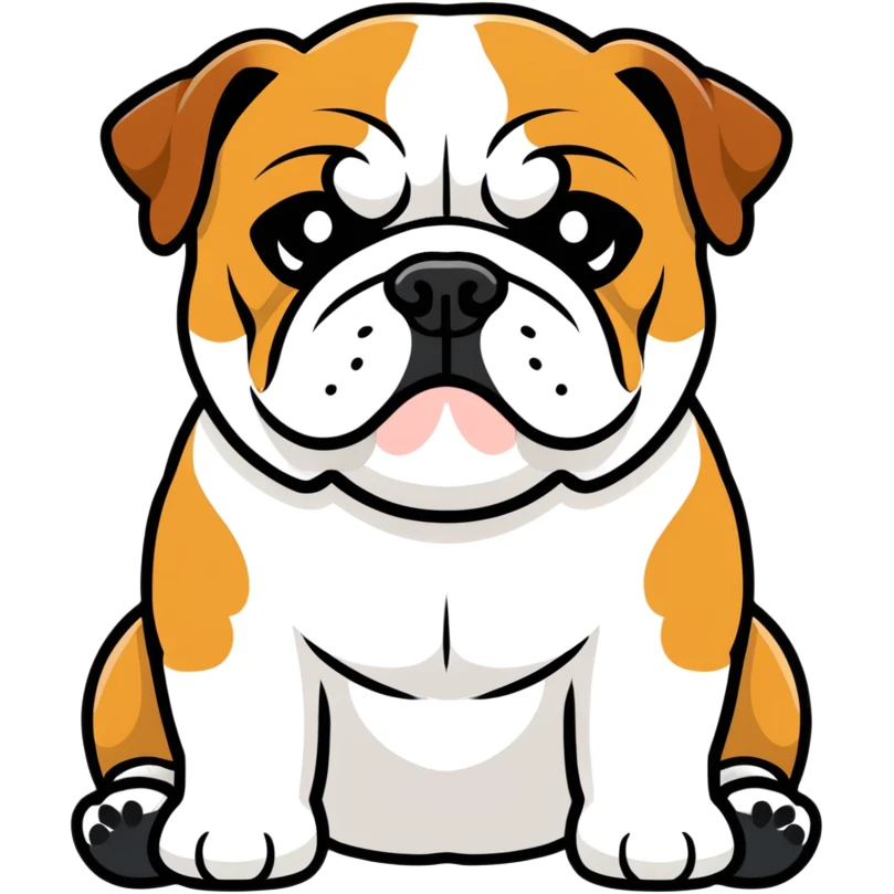English bulldog emoji