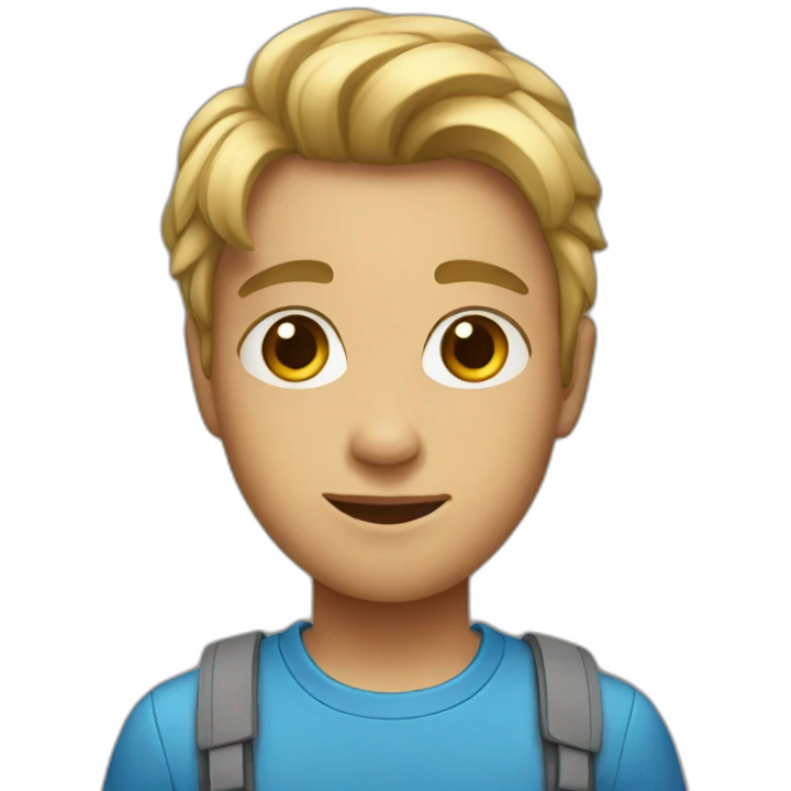 Un adolescent emoji
