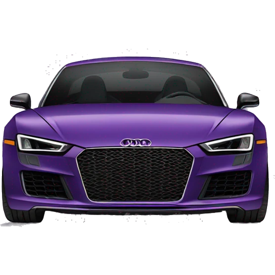 DARK purple audi sports car emoji