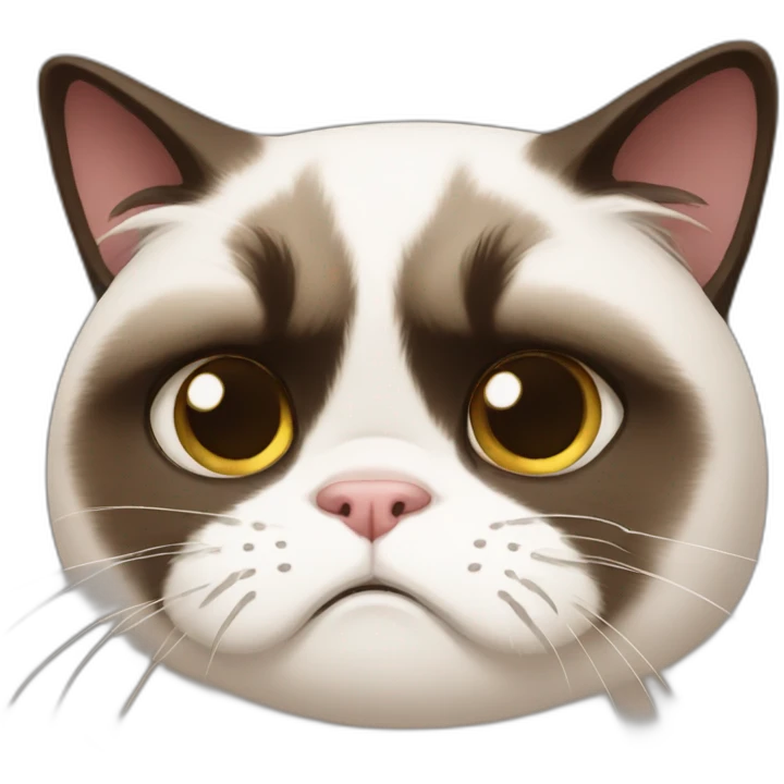 Grumpy cat emoji