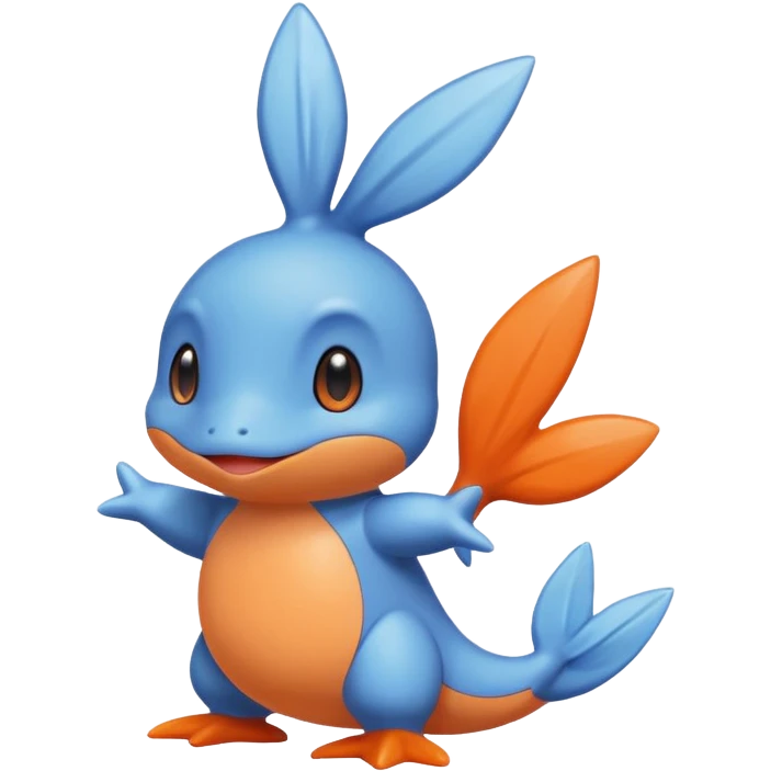 Mudkip (full body) emoji
