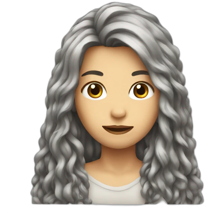 Long hair emoji