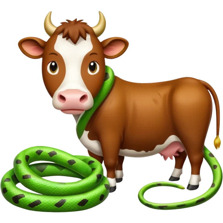 🐮+🐍 emoji
