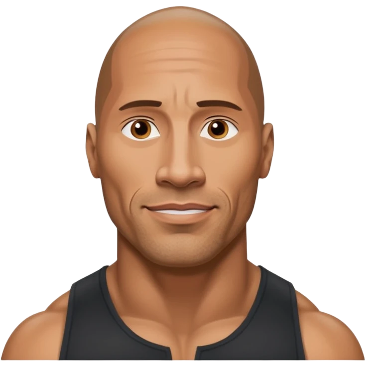 dwayne the rock johnson emoji