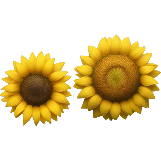 Sunflower and rose  emoji