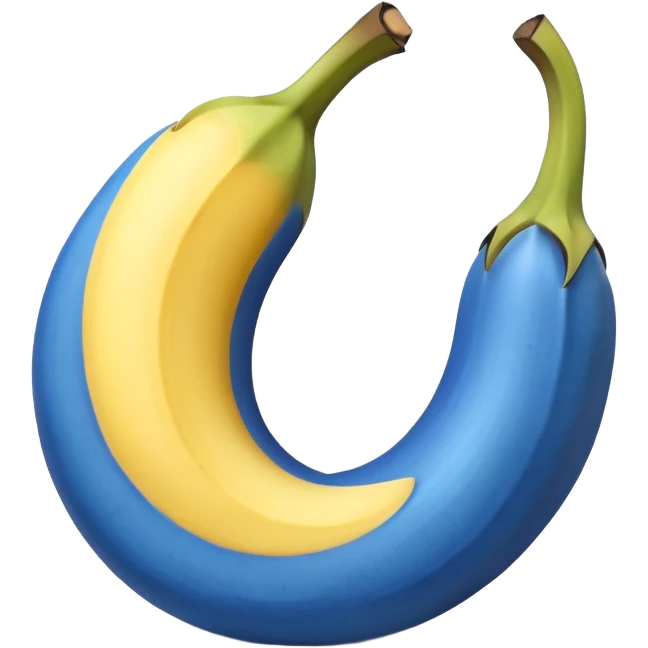 blue banana  emoji