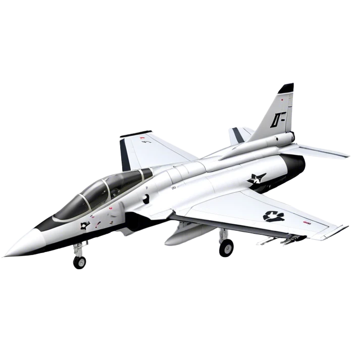 Jet Trainer - T-38 Talon - Northrop Grumman (Model Year: 2021) (Iconic colour: White and black) emoji