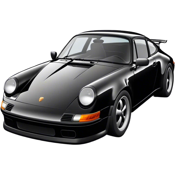 Porsche 911 - Porsche (Model Year: 2021) (Iconic colour: Black) emoji
