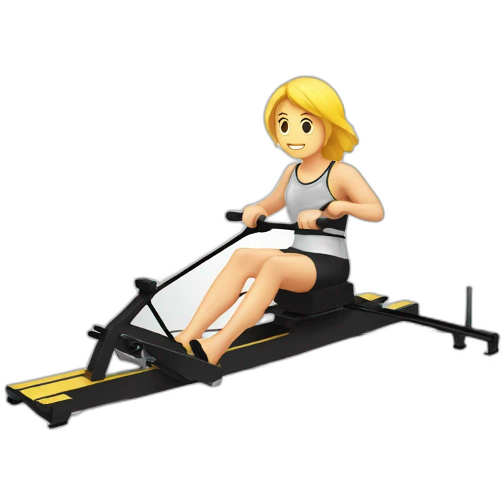 Indoor rowing emoji