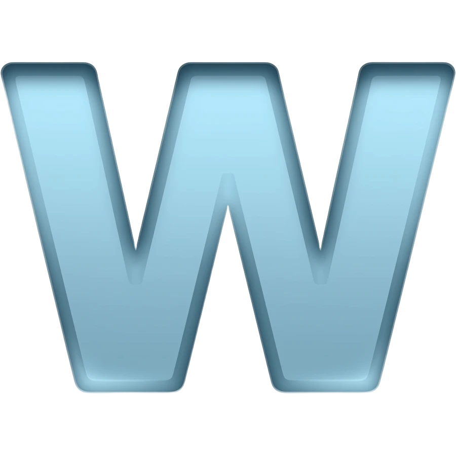 Create an emoji of w emoji