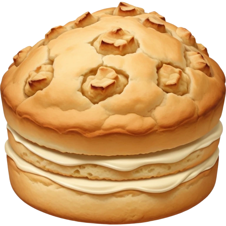beige scone emoji