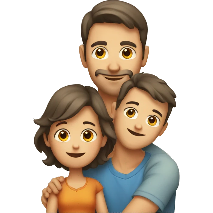 Mother father and kid europeans emoji