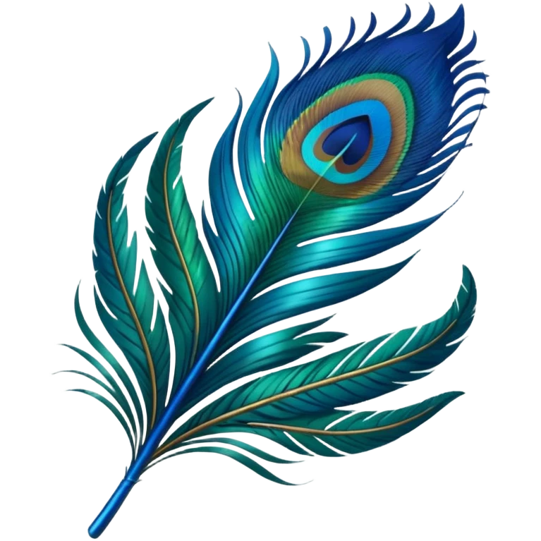Peacock feather  emoji