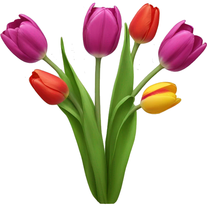 Tulips emoji
