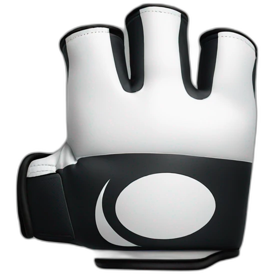 Black nike gloves emoji
