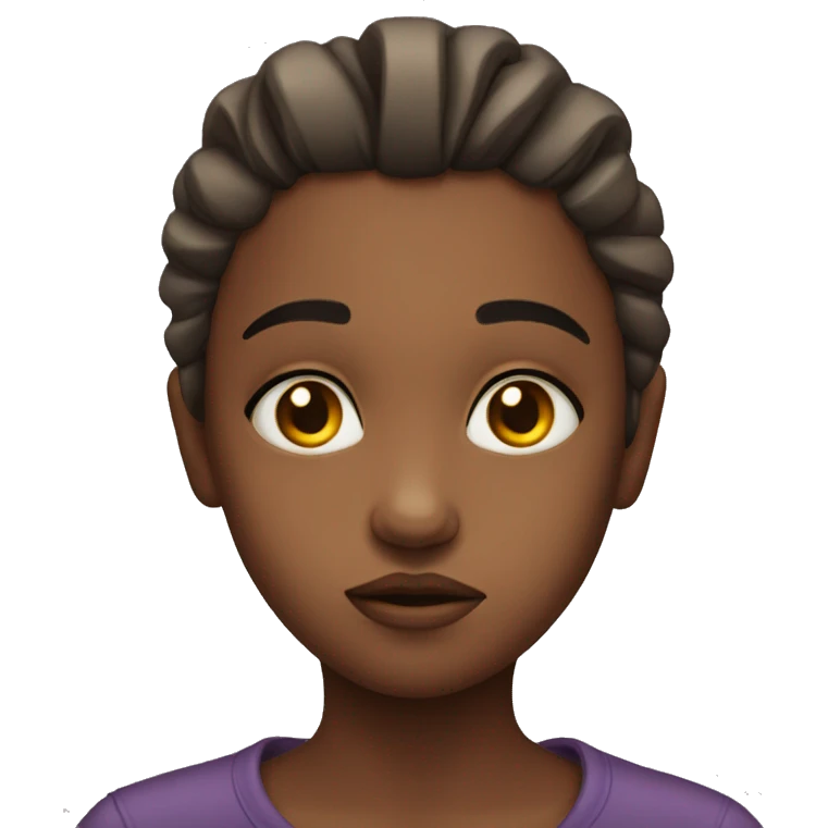 Heart broken girl emoji