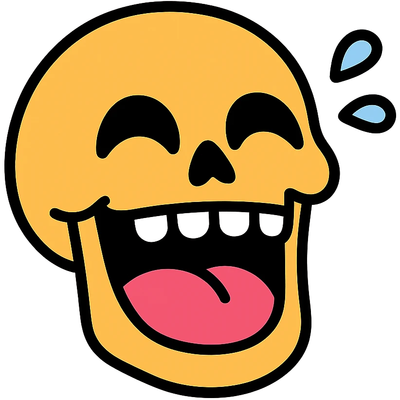 laughing skull emoji
