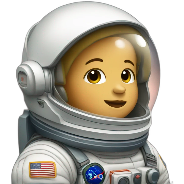 Bebé astronauta emoji