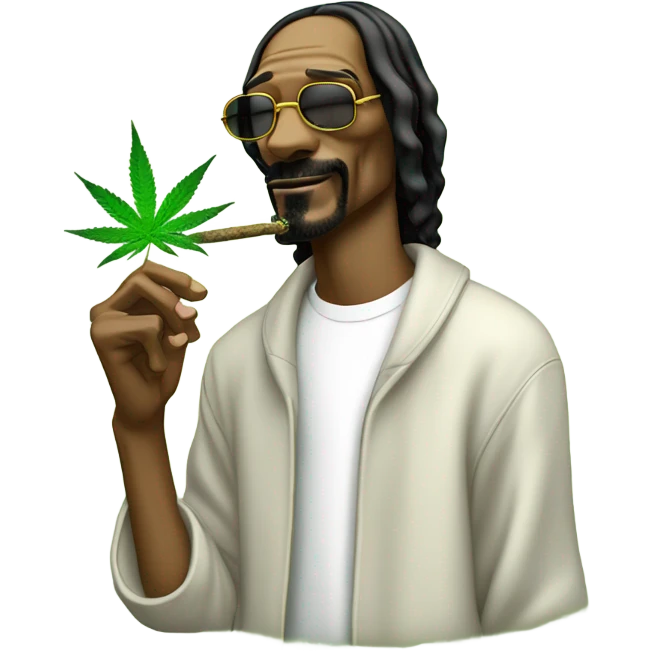 snoop dog smoking emoji