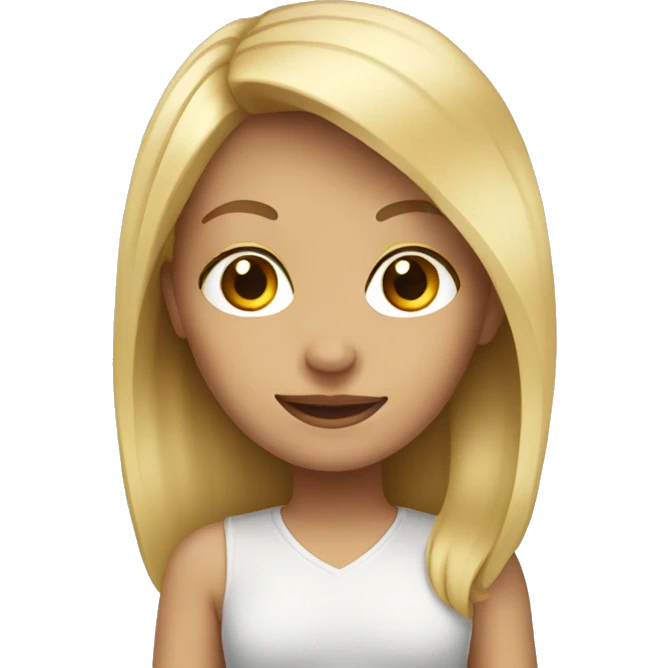 blonde girl emoji
