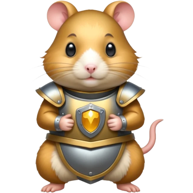 armor hamster emoji