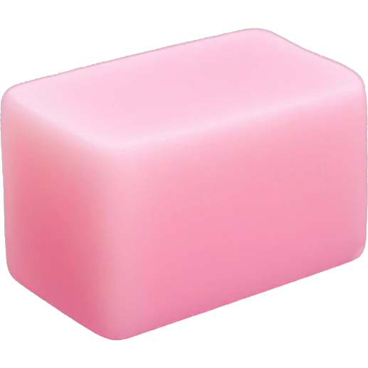 Light pink soap bar emoji
