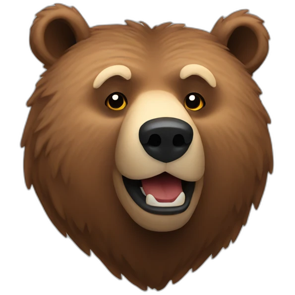 grizzly bear emoji