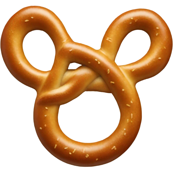 Mickey Mouse Pretzel emoji