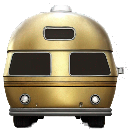  Side view 1973 Winnebago motor home C-3PO tarnished from space emoji