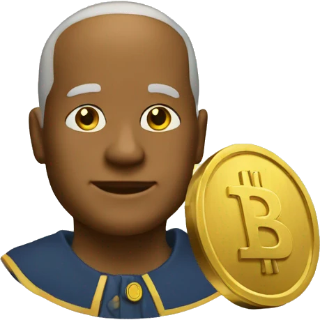 golden coin with Franklin emoji