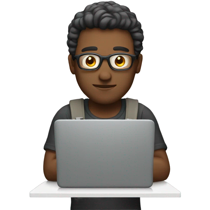 A man with laptop emoji