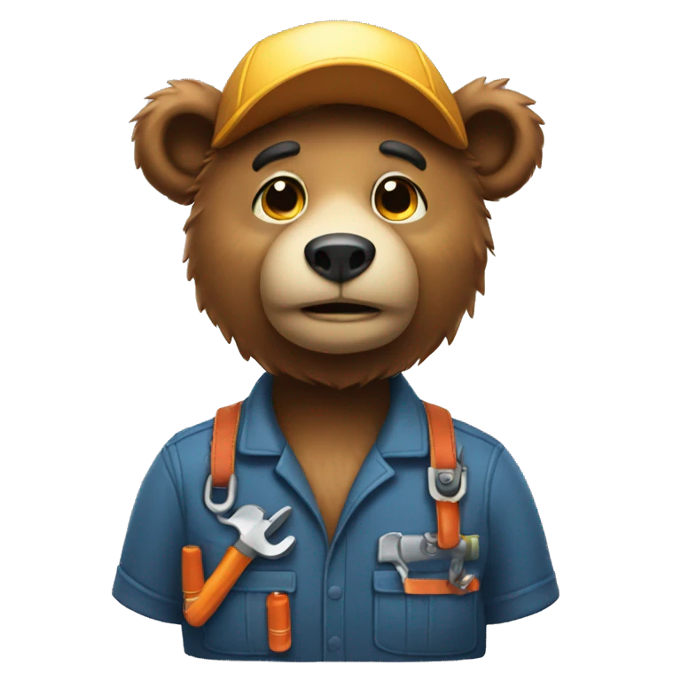 Bear mechanic emoji