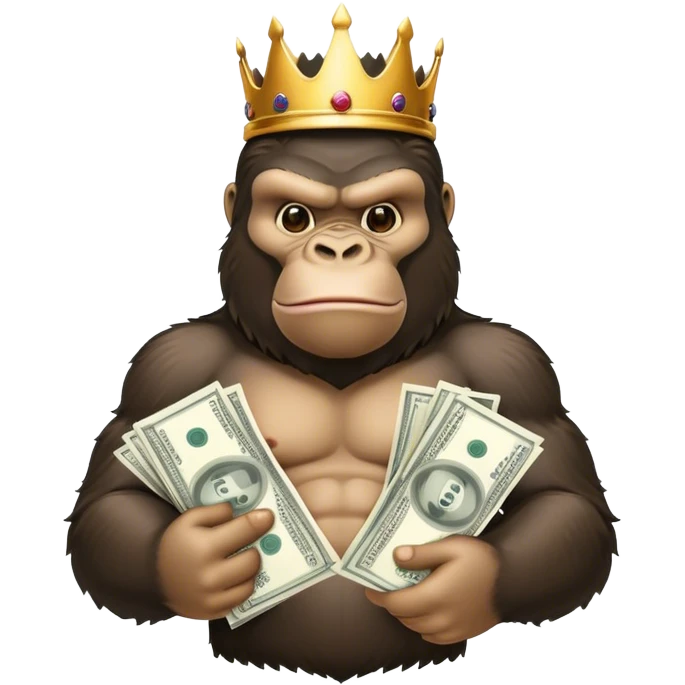 King Kong eith hella money emoji