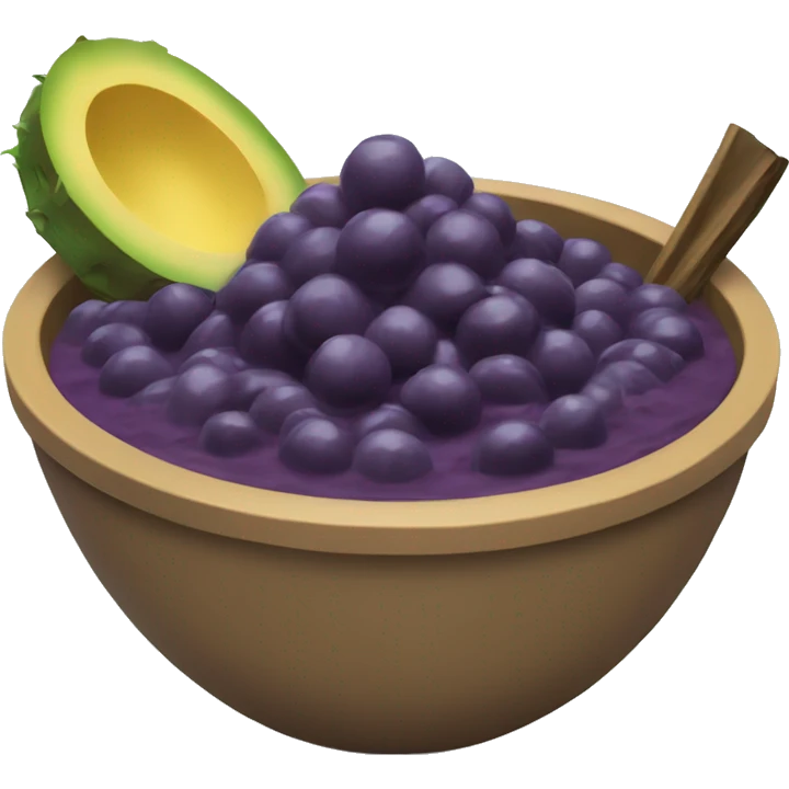 Acai bowl emoji